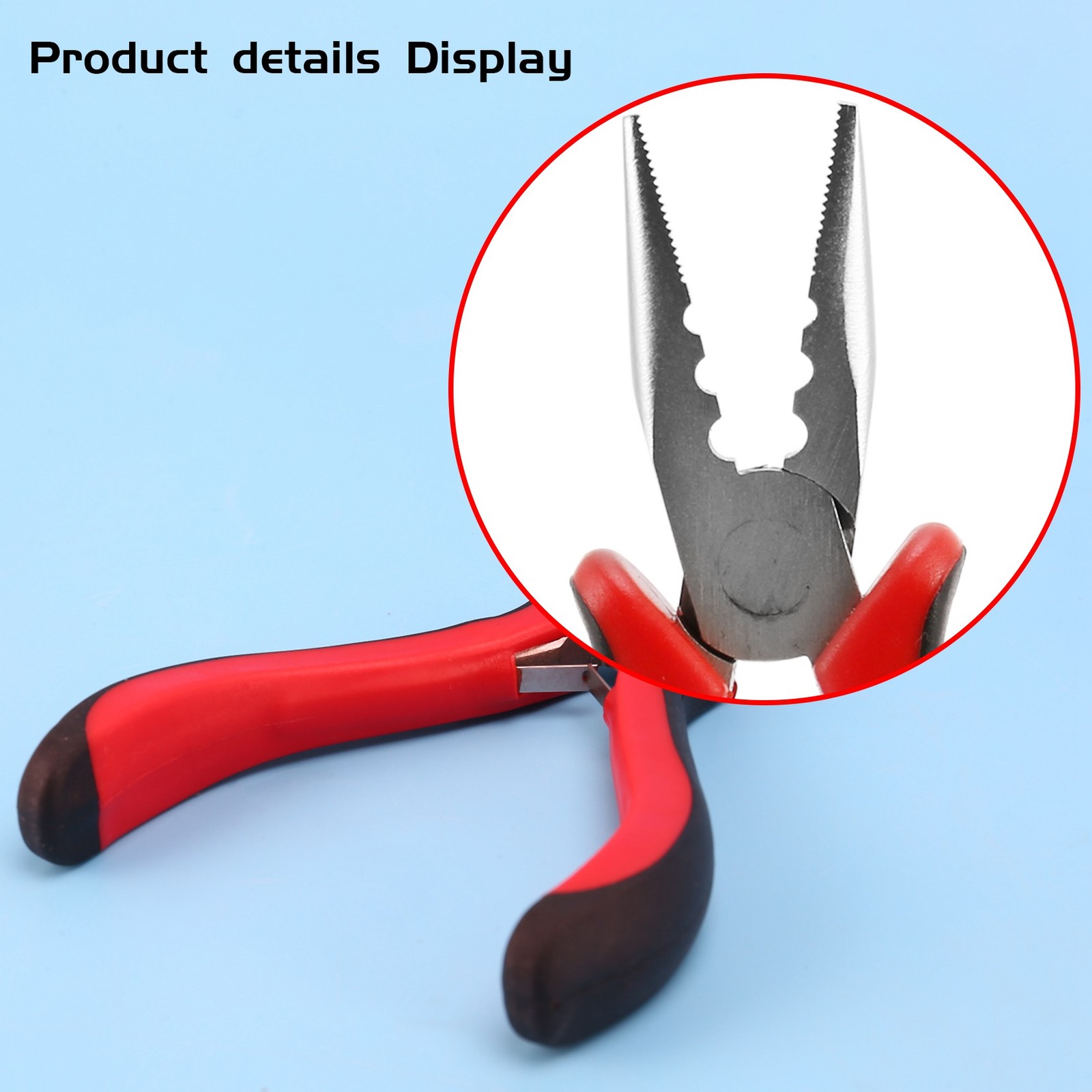 1 Pack 45 Steel Jewelry Bead Crimper Tools Crimping Press Plier for Jewelry9189