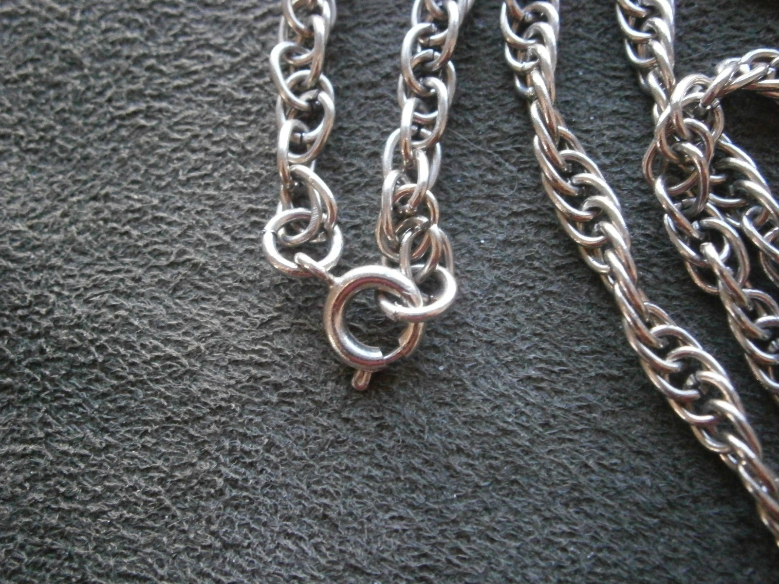 Prince of Wales Rope Chain Vintage Silvertone 24″ Necklace 16.3g ~ Not Dainty