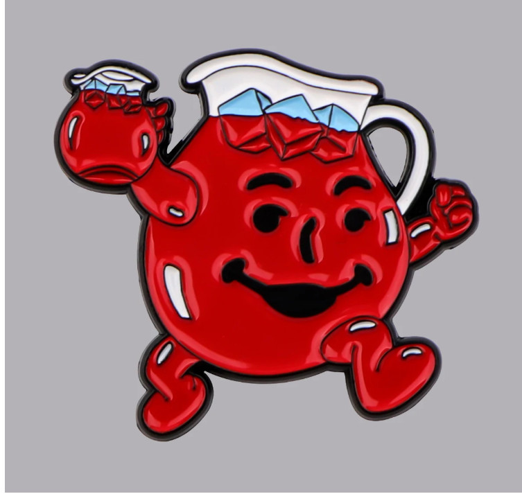 KOOL AID MAN – ENAMEL PIN-SHIP ALL THE PINS YOU BUY FOR $4.99-VISIT OUR STORE