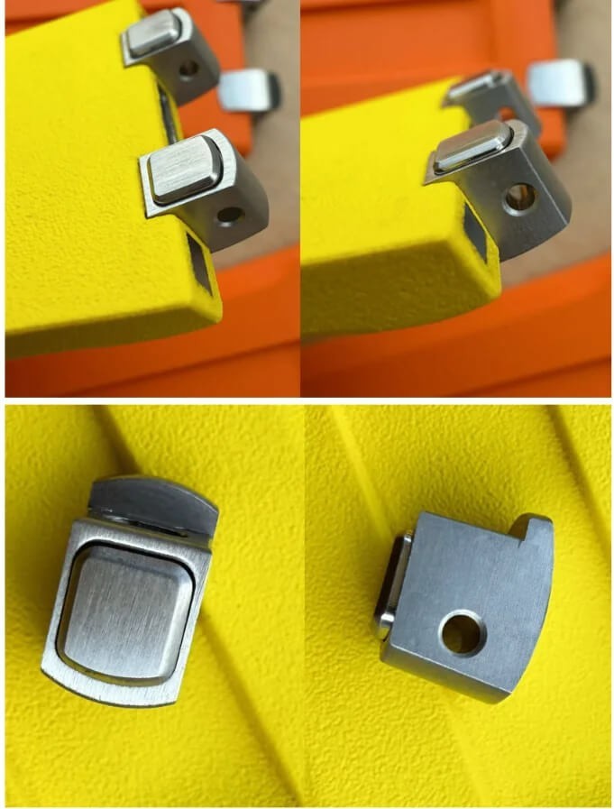 Rubber Strap Easy Change Watch Link Buckle Fits AP Royal Oak Offshore Diver 42mm