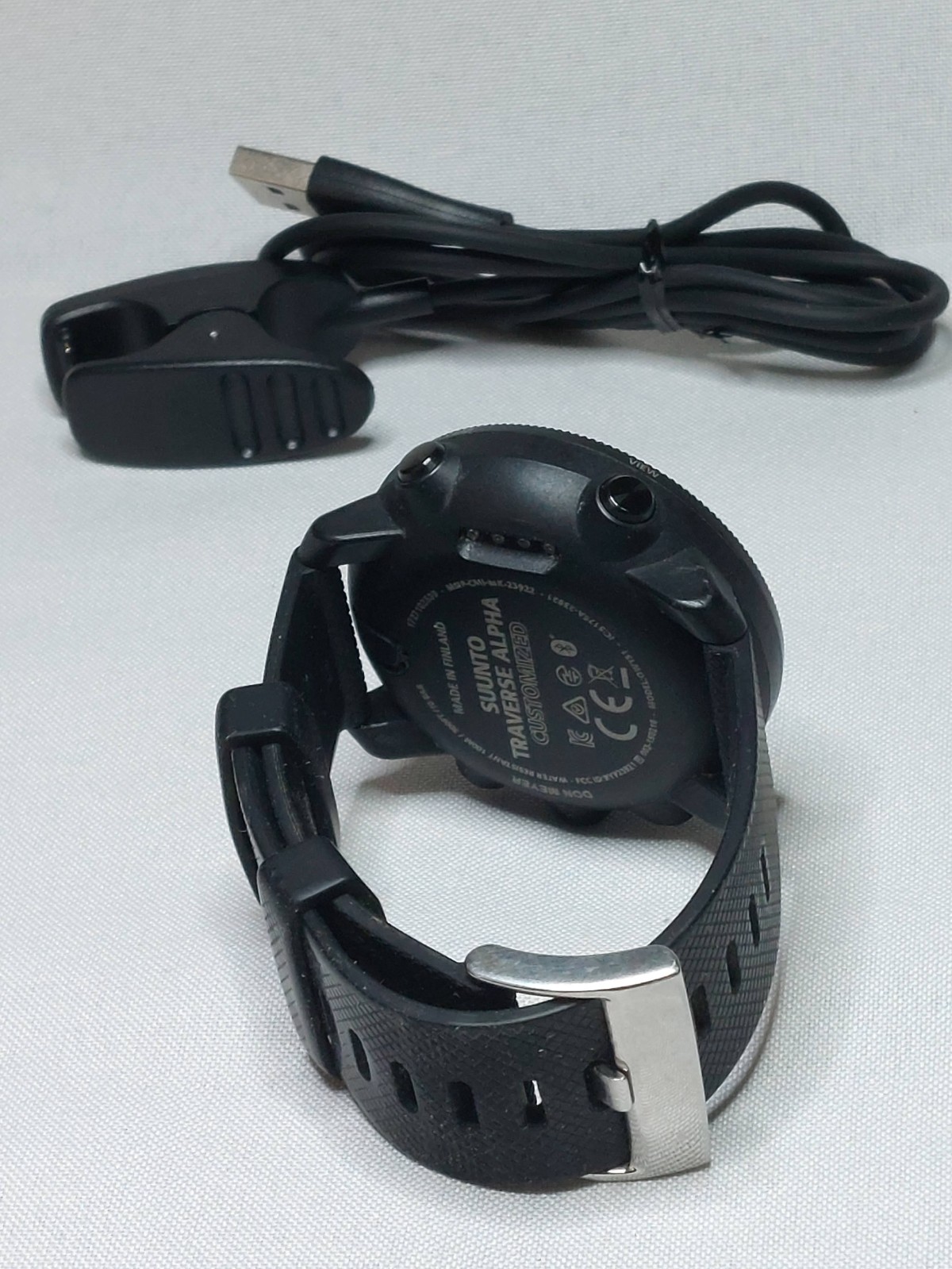 Suunto Traverse Alpha Don Meyer GPS Outdoor Watch Altimeter Compass Black Tested