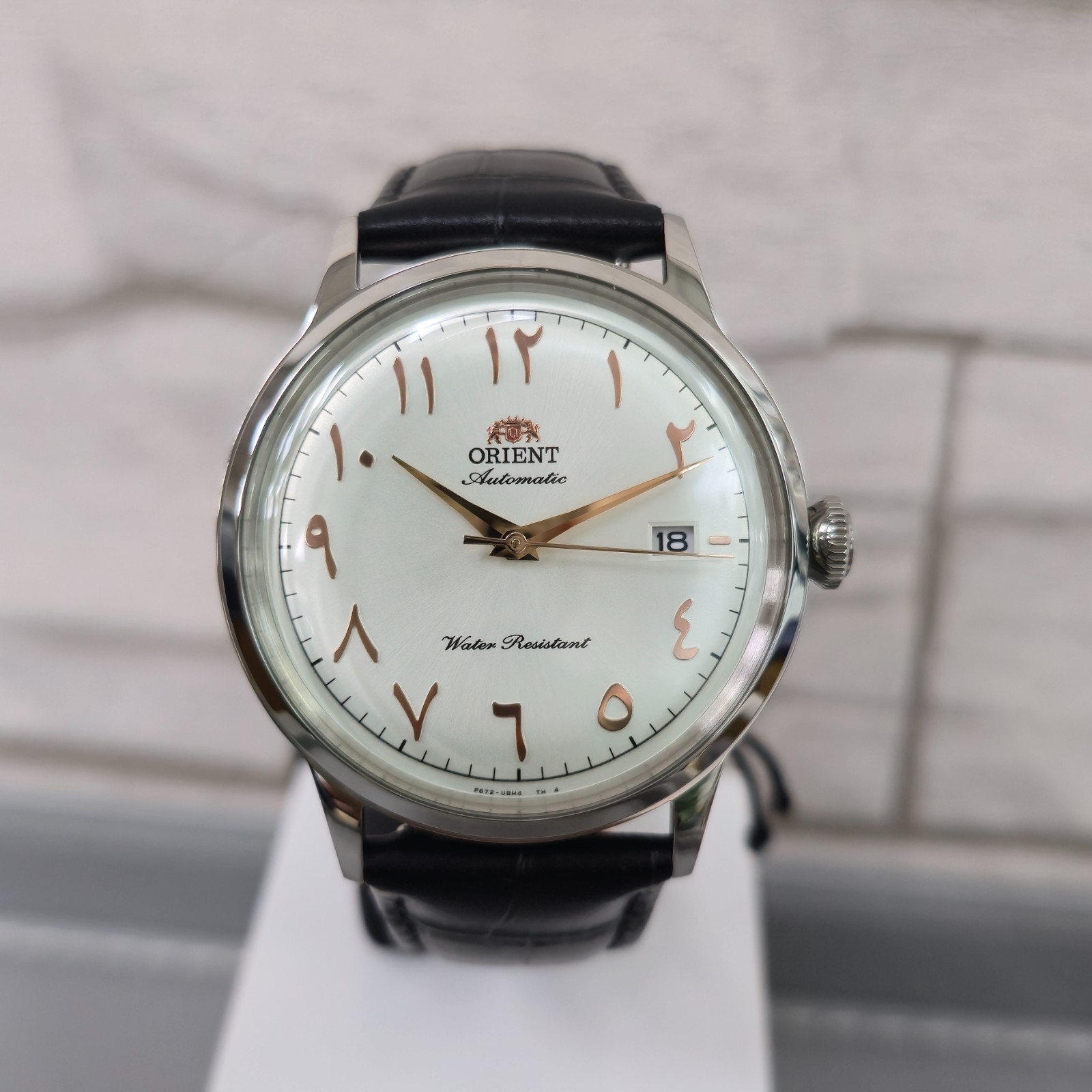 Orient Classic Bambino Automatic RA-AC0038 White Arabic Dial Brand New Men Watch