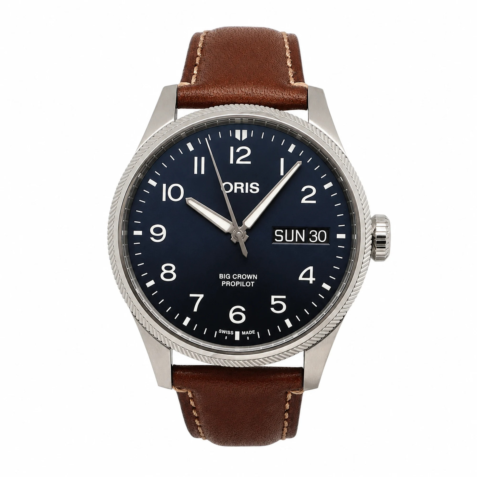 Oris Big Crown Propilot Steel Blue Dial Watch 01 752 7760 4065-07 5 22 07LC