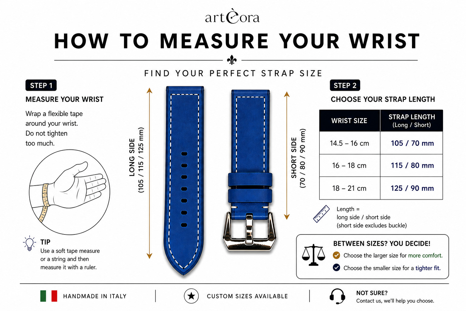 Alcantara Watch Strap Made in Italy Various Sizes Handmade