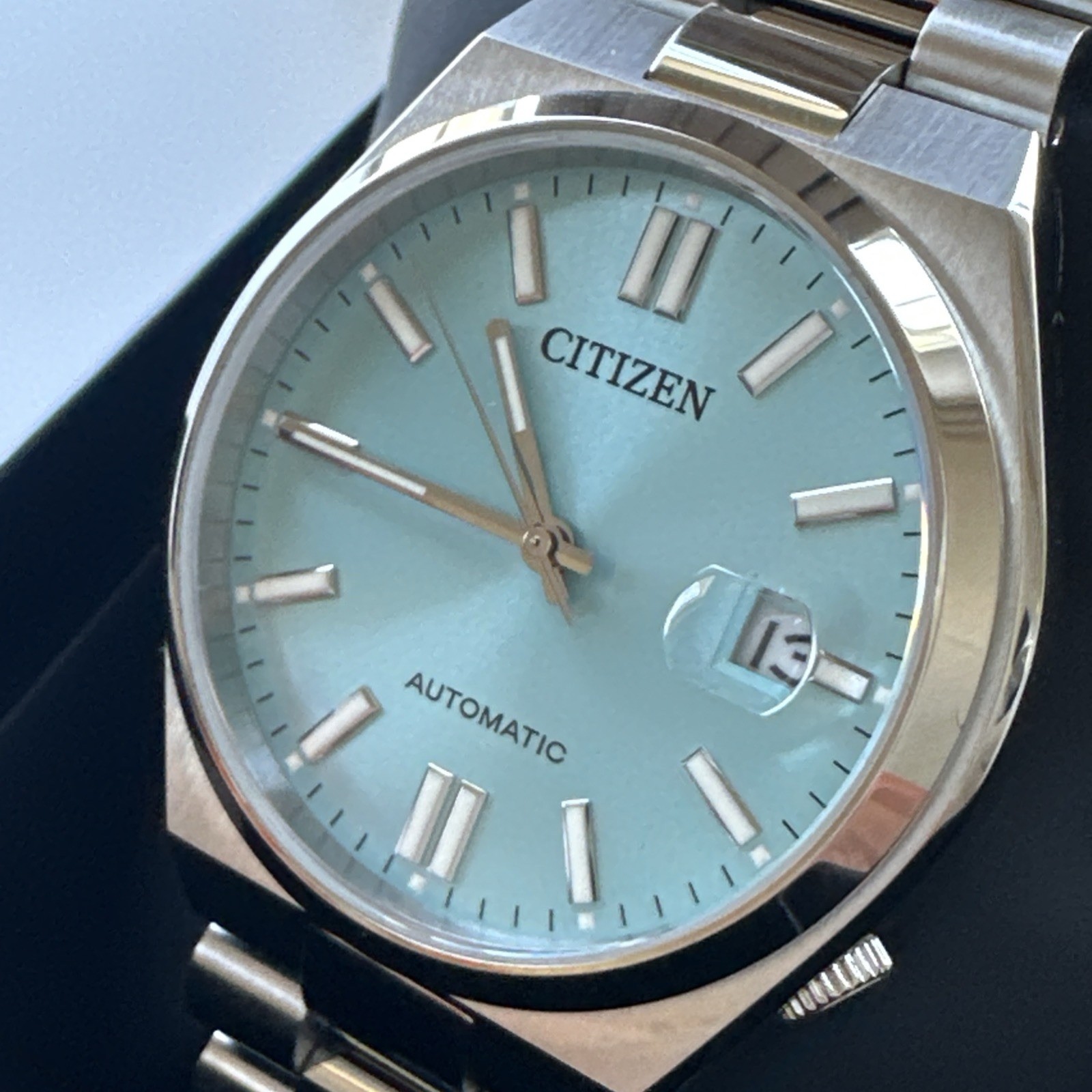 Citizen Men’s Tsuyosa Automatic Blue Stainless Steel Date Watch 40MM NJ0151-53M