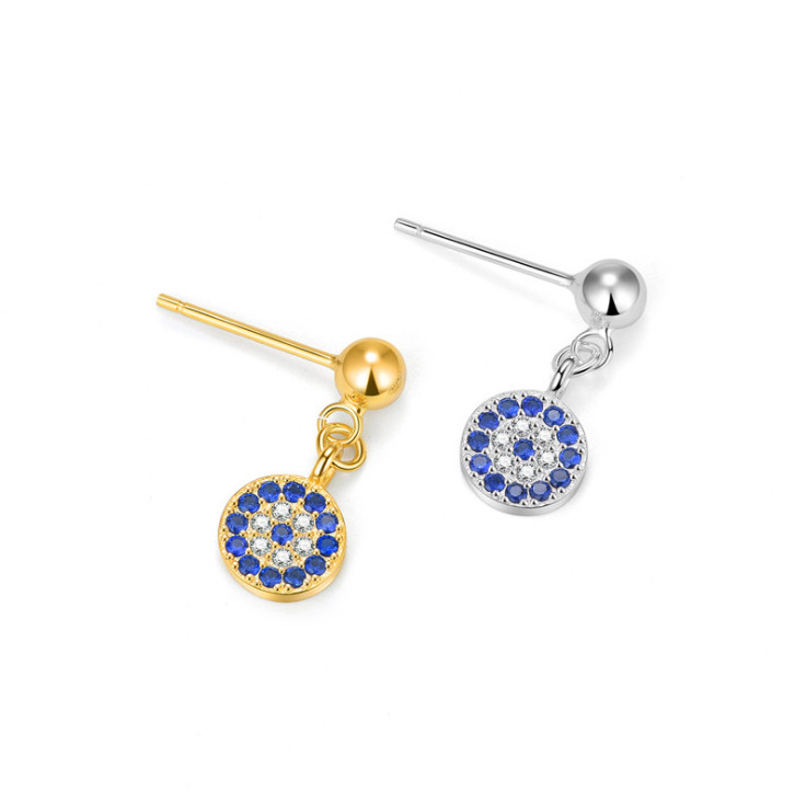 925 Sterling Silver Earring Post Pin Ball Open Ring Ear Stud DIY Finding Jewelry
