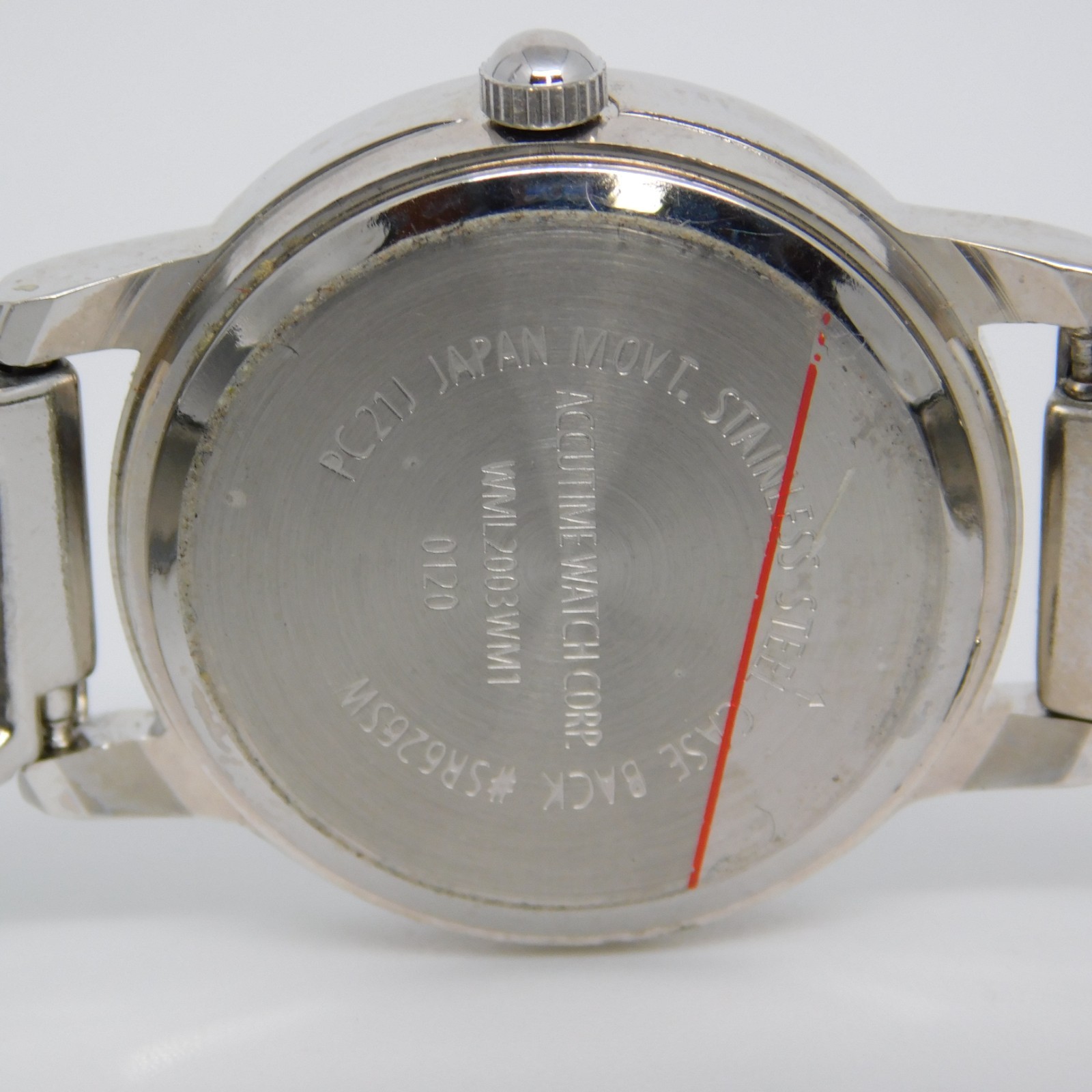 ACCUTIME WATCH CORP. WML2003WM1 Quartz Women’s Watch Sz. 6 1/2″ New Battery