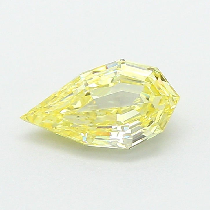 1 Carat Fancy Yellow VS1 Octagonal Lab Diamond (IGI Certified) For Ring