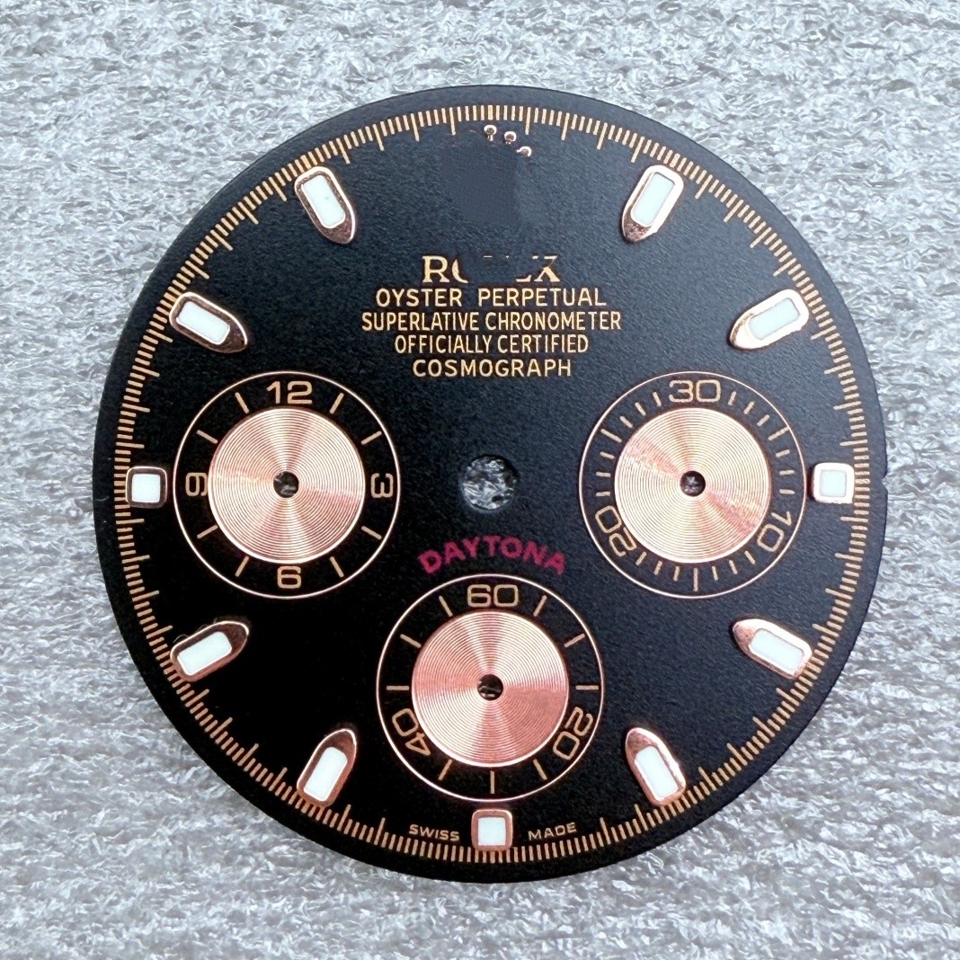 29.5mm Multi-functional Watch Dial Green Luminous For VK63 Movement Watch Parts