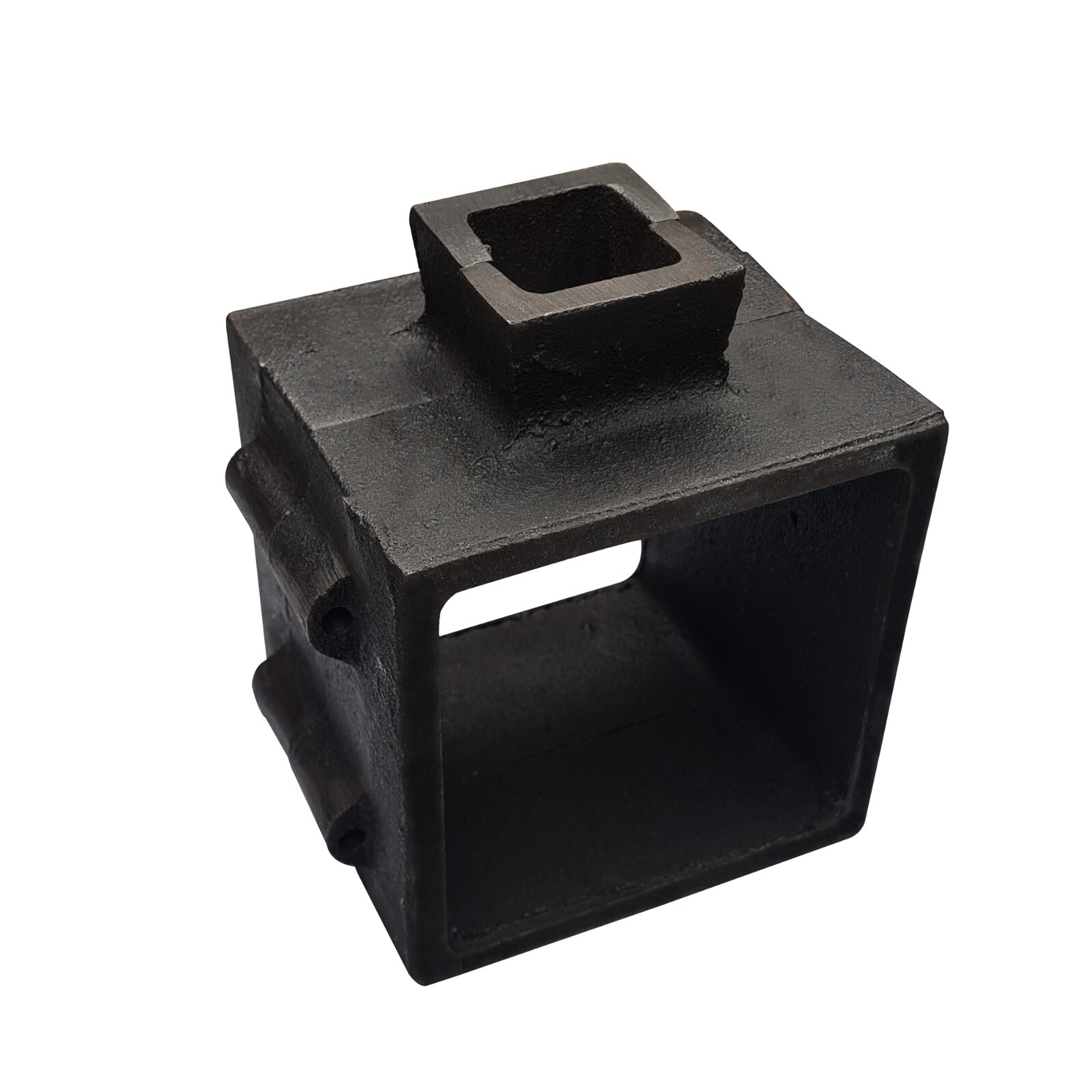 XL Deep Cast Iron 2-Piece Flask Mold Frame for Sand Casting Jewelry Making 4″x4″