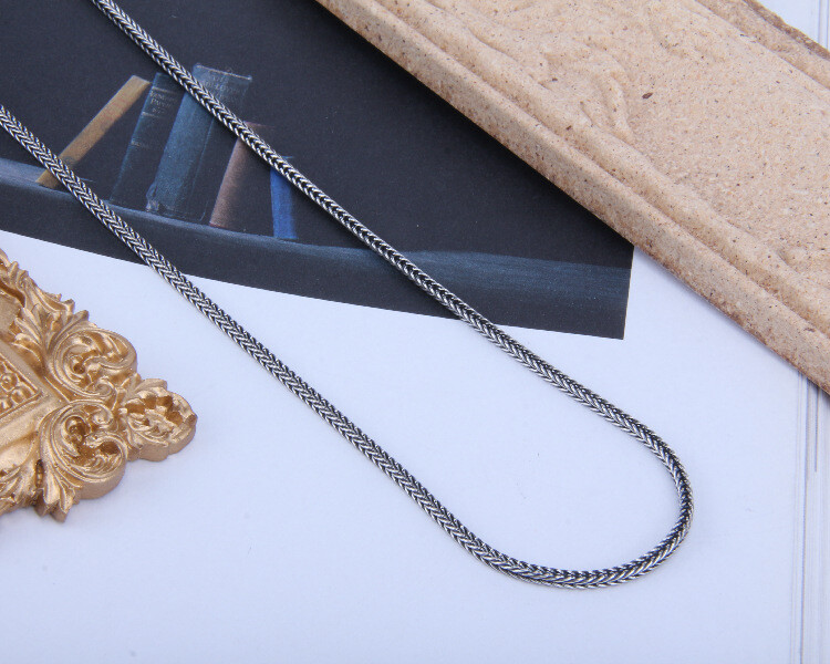 A27 Fuchsschwanzkette 2 mm Sterling Silber 925 Länge 45 – 75 cm wählbar