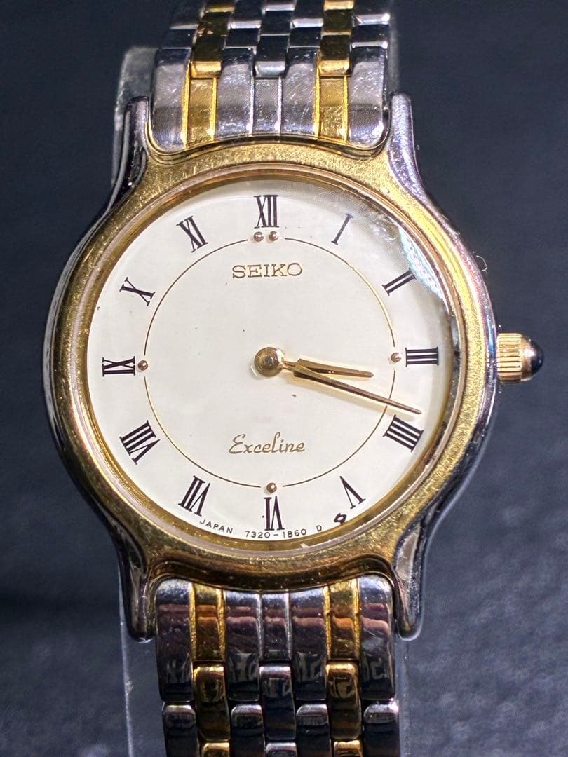 [New Battery] SEIKO Exceline Watch 7320-0390