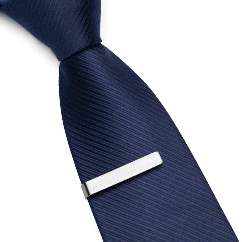 3 Pcs Tie Clips for Men Elegant Metal Necktie Bar Pinch Clasp Wedding Party Gift