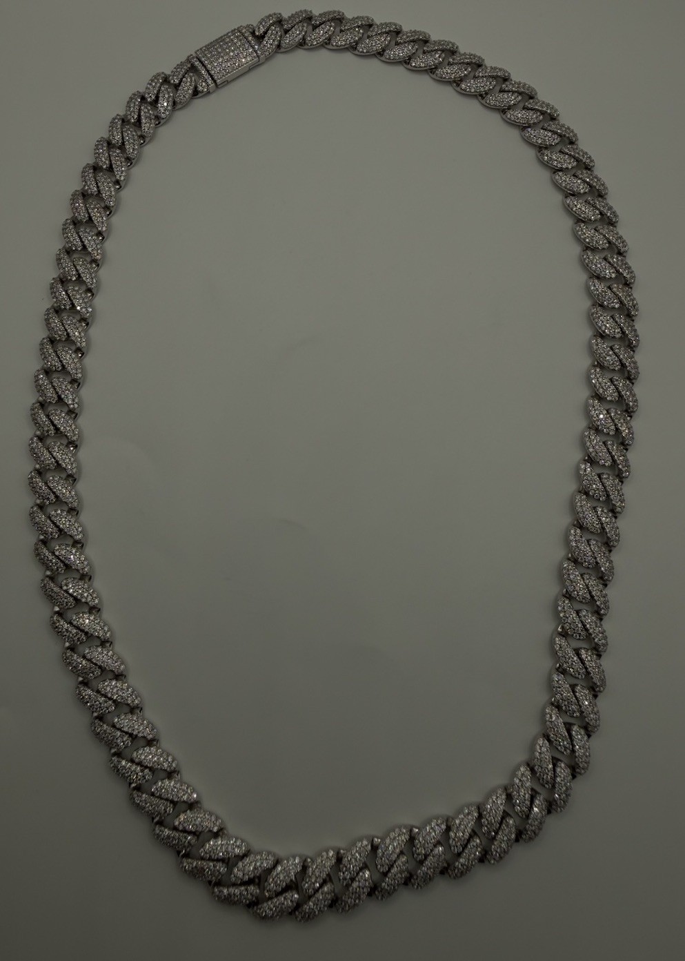 12.3mm VVS Moissanite Miami Cuban Link Chain – Solid 925 Sterling – 22” – 140g