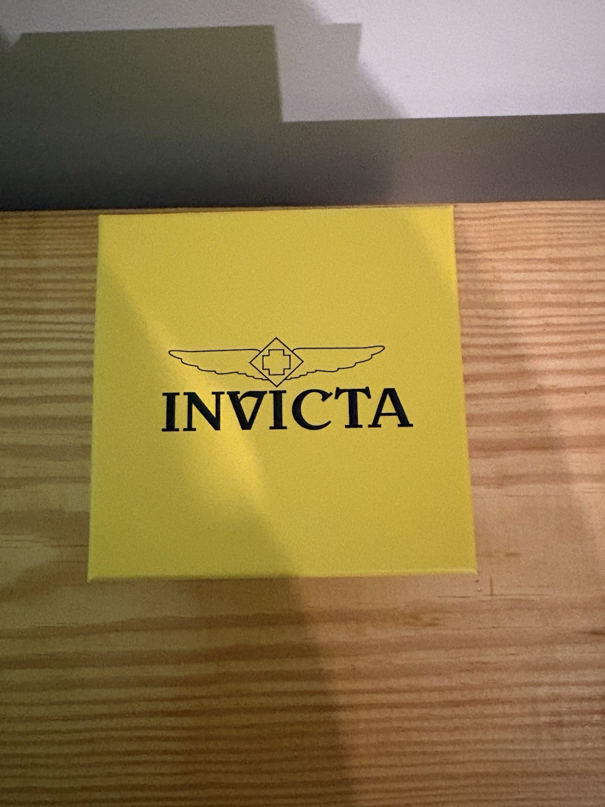 Invicta Pro Diver Men’s Gold Dial Watch Rotating Bezel Box