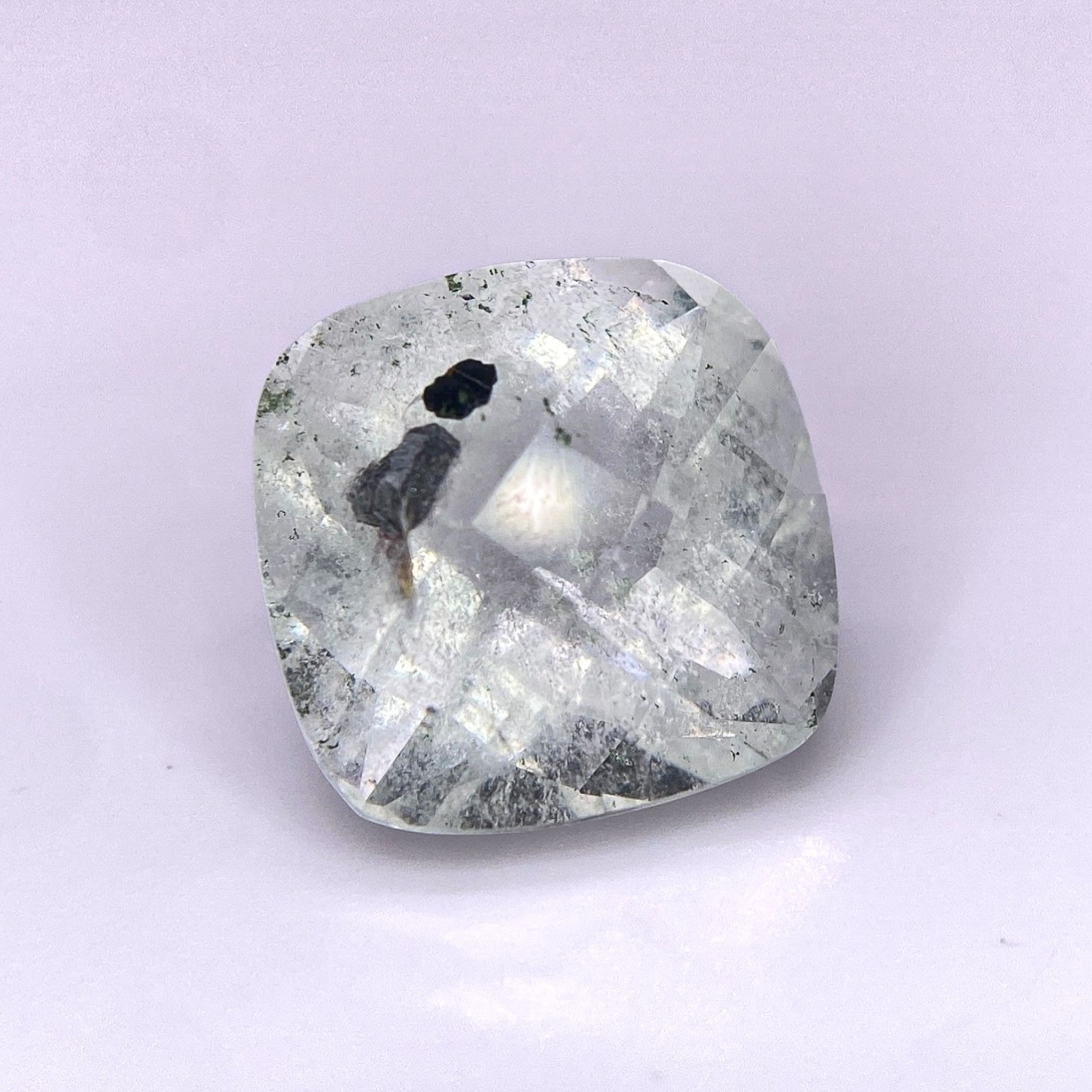 11.70 ct QUARTZ WITH DIOPSIDE – MADAGASCAR – Natural Rare Untreated Faceted