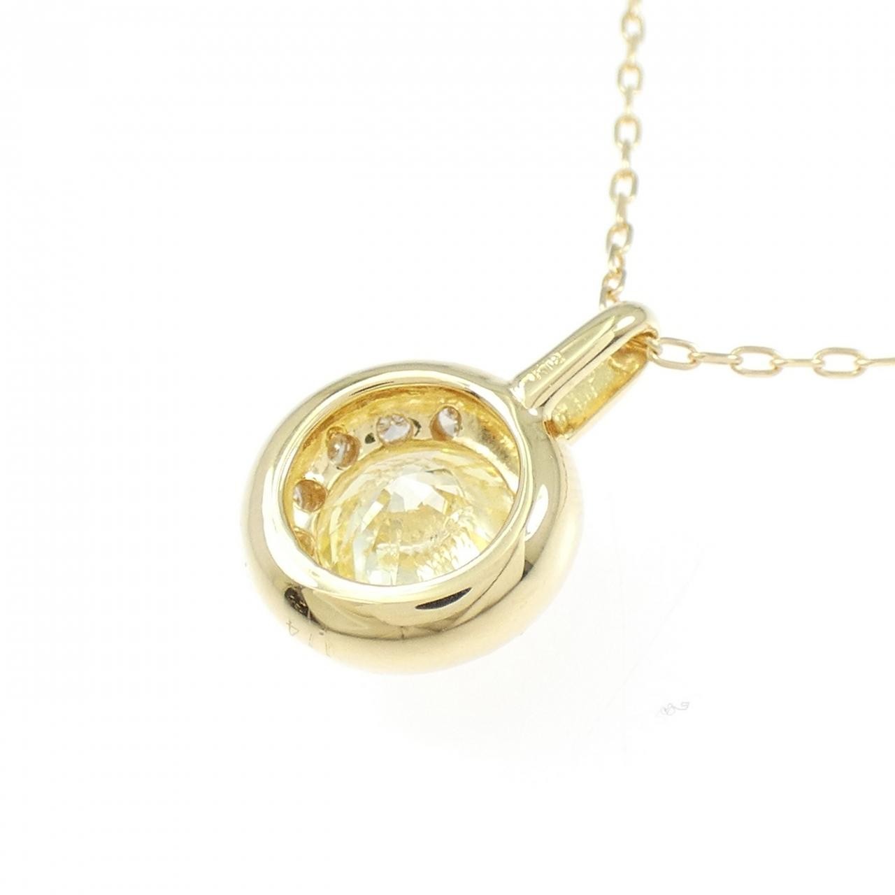 Authentic 18K Yellow Gold Diamond Necklace 1.14CT #270-004-157-8572