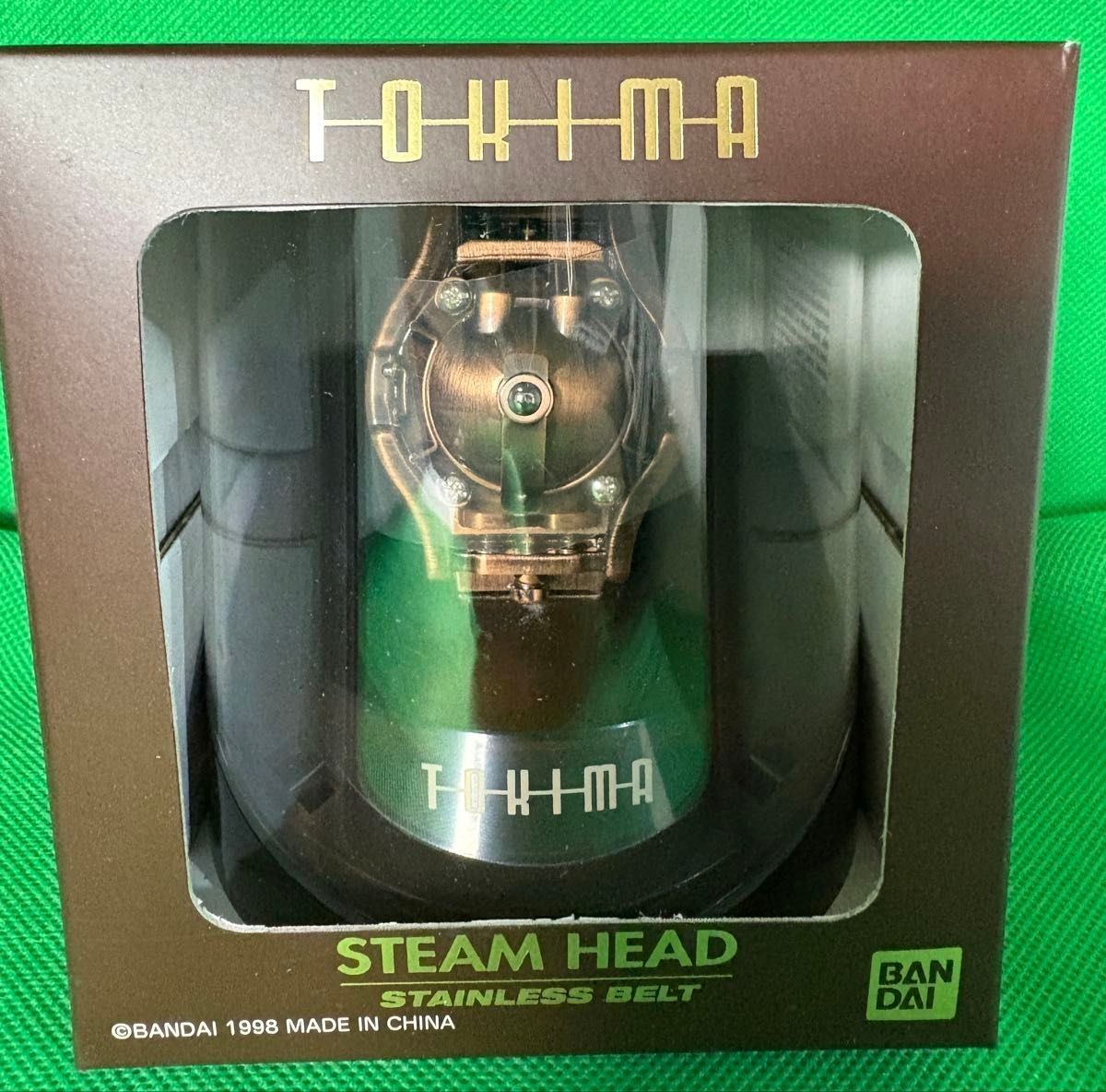 NEW Bandai Tokima Steam Head Digirobo Transform Watch Bronze Retro 1998 StiiRobo