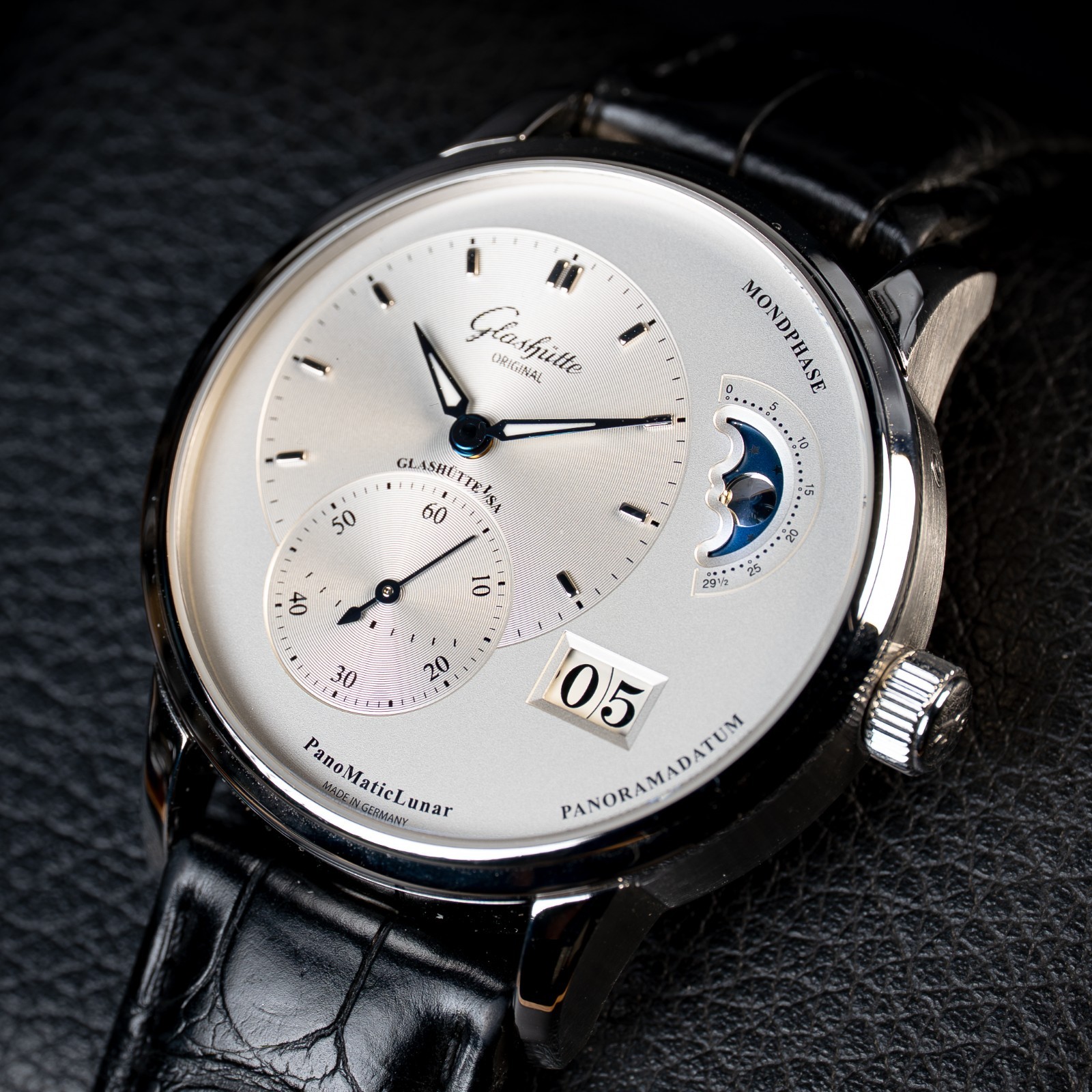 2024 Glashütte Original PanoMaticLunar 1-90-02-42-32-05 Full Set Box & Paper