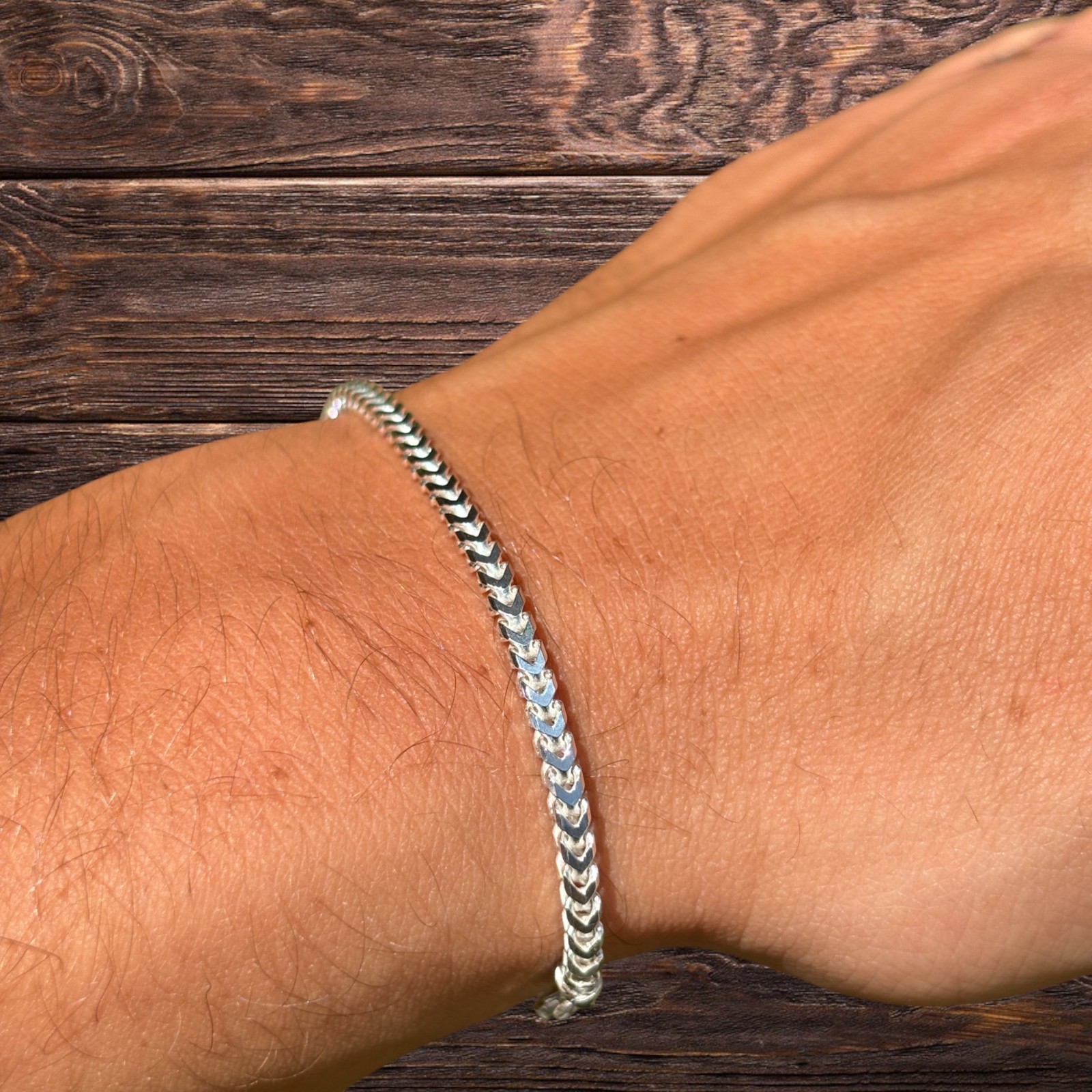 2.5mm Franco Link Bracelet – Real Solid 925 Sterling Silver Or 14k Gold Vermeil
