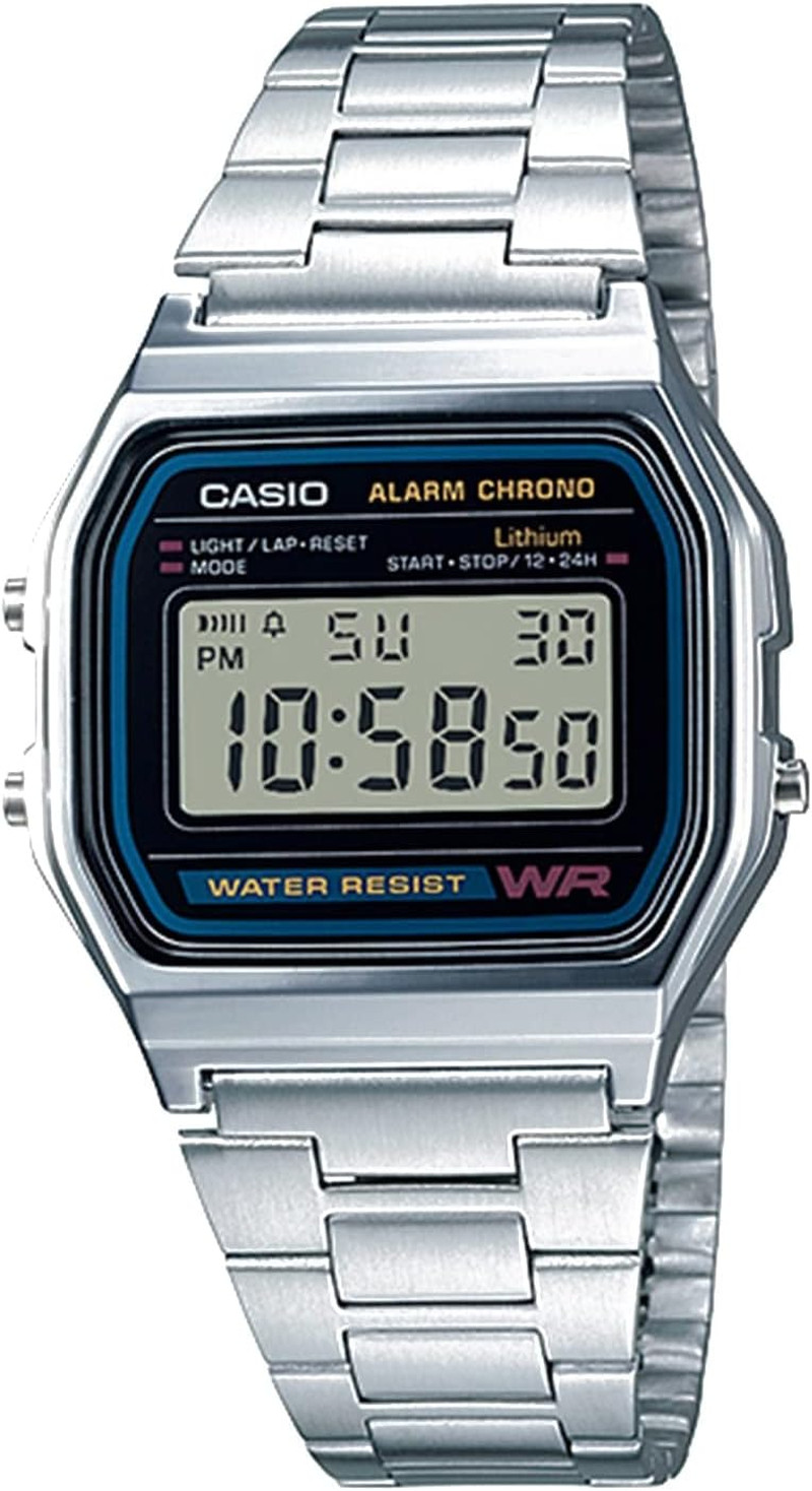 A158WA Series | Unisex Digital Watch | Vintage | WR | 100 SEC Stop Watch | Daily