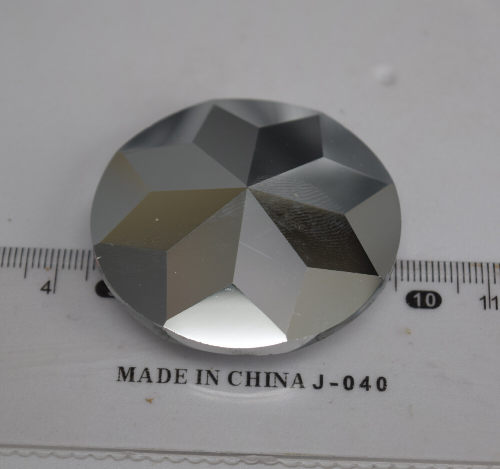 4pcs 50mm Large Stone Rhinestone Crystal Withcford Faceted Glass Jewels