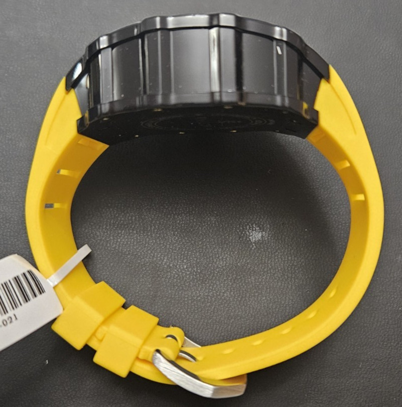 Activa Fury X Invicta Mens Quartz MG53 Skeleton Dial Yellow 44mm ACW2305-021 NIB