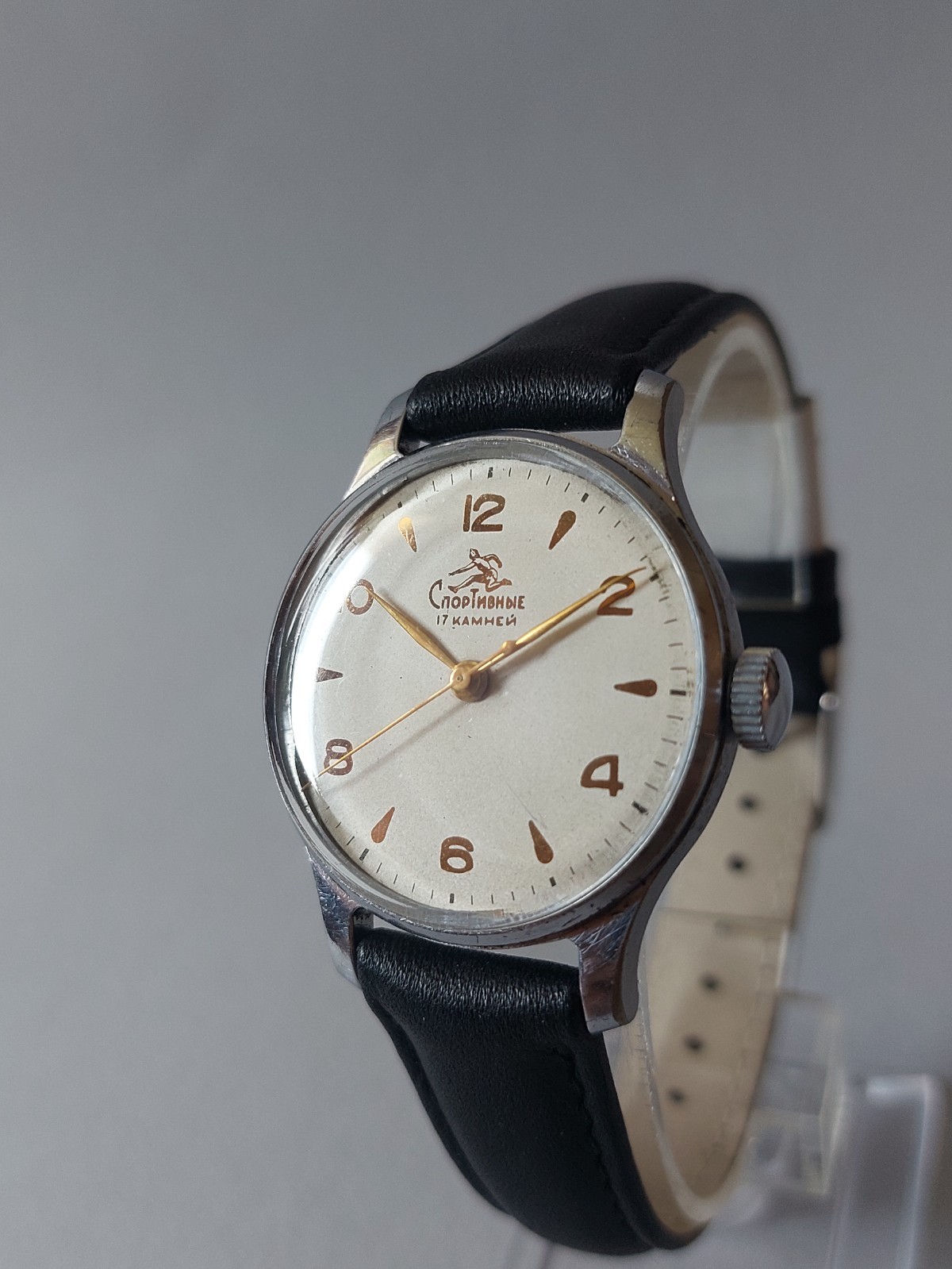 Sportivnye Stop-sec function 1956 1 МЧЗ Authentic USSR (Serviced,Oiled)
