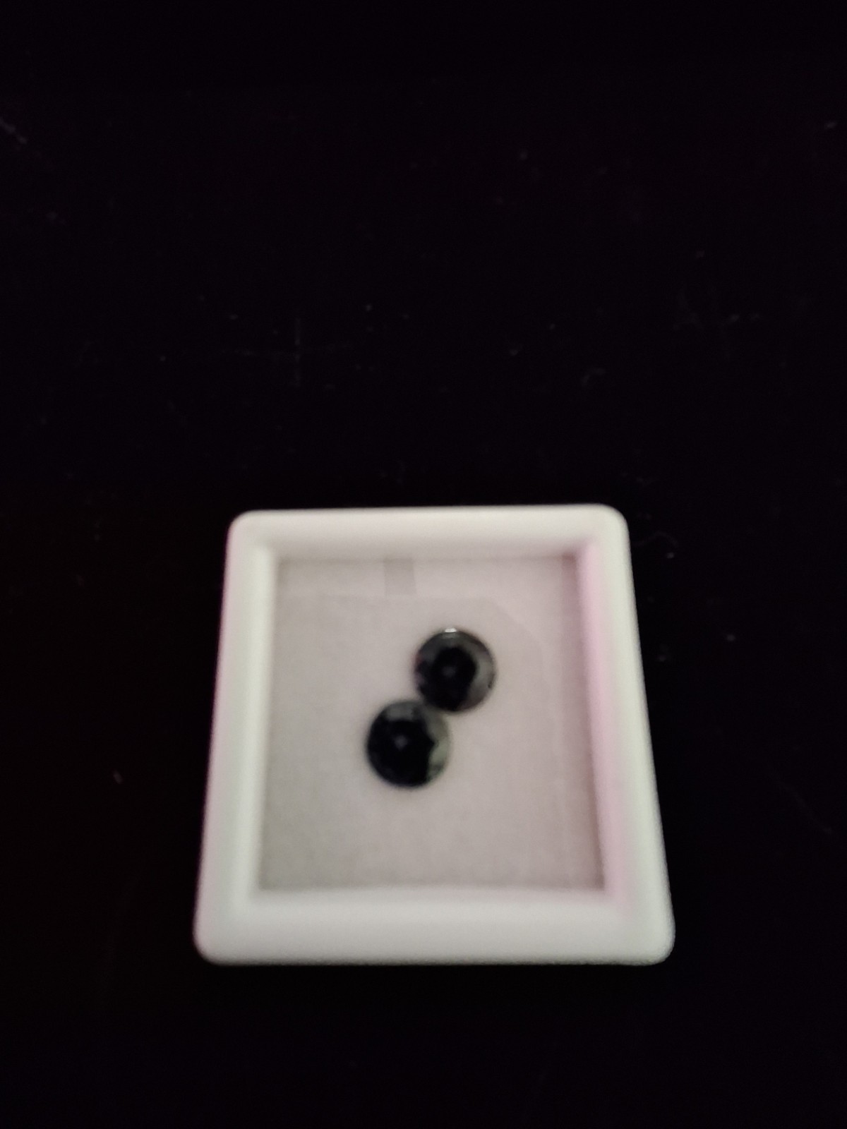 Jewelry Room Diffused Blue Sapphire Round Cut Loose Gemstones 6mm 2pc