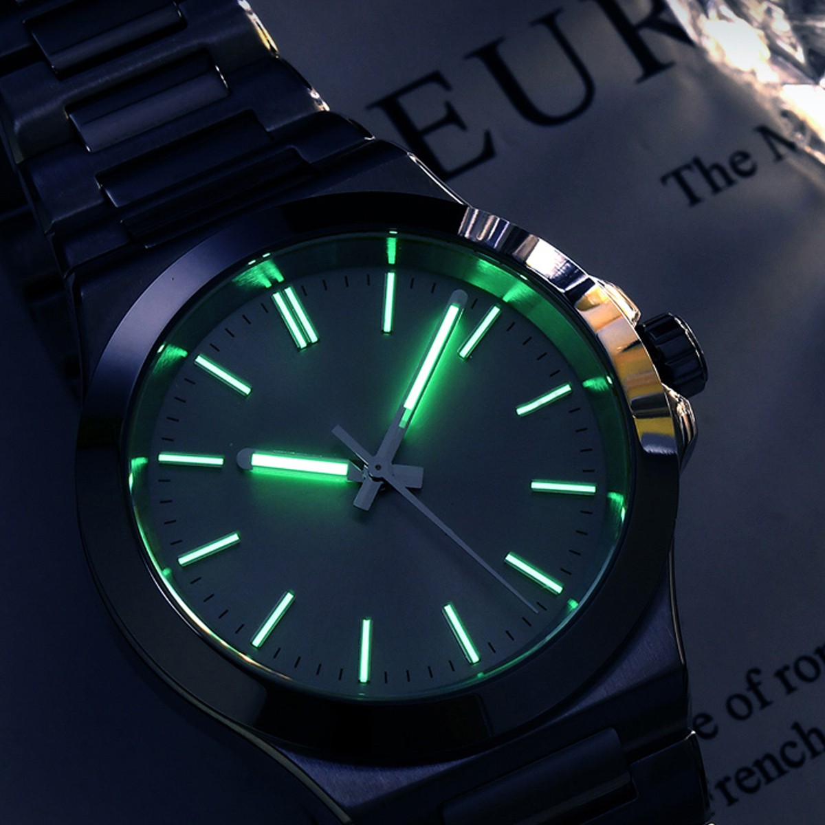 31.8mm Skeleton Dial for NH70 Movement Luminous Hollow Dial Ring Watch Parts