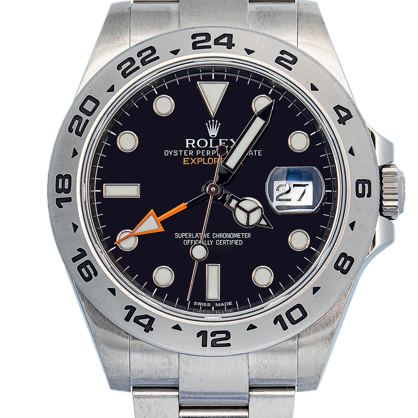 Rolex Explorer II 216570 MINT Stainless Oyster Automatic Black Dial Men’s 42mm