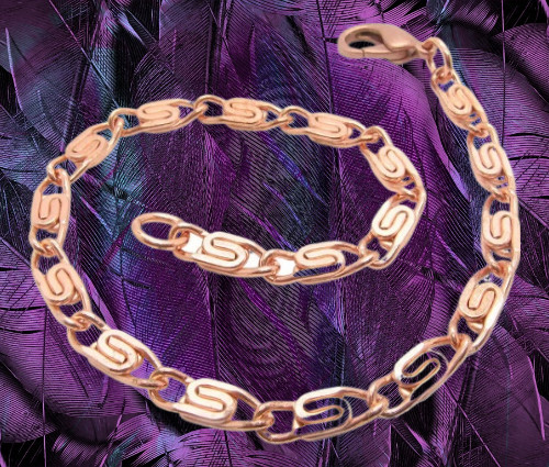 Solid Copper Bracelet CB606G -3/16 inch wide – 6 1/2 to 9 inch lengths