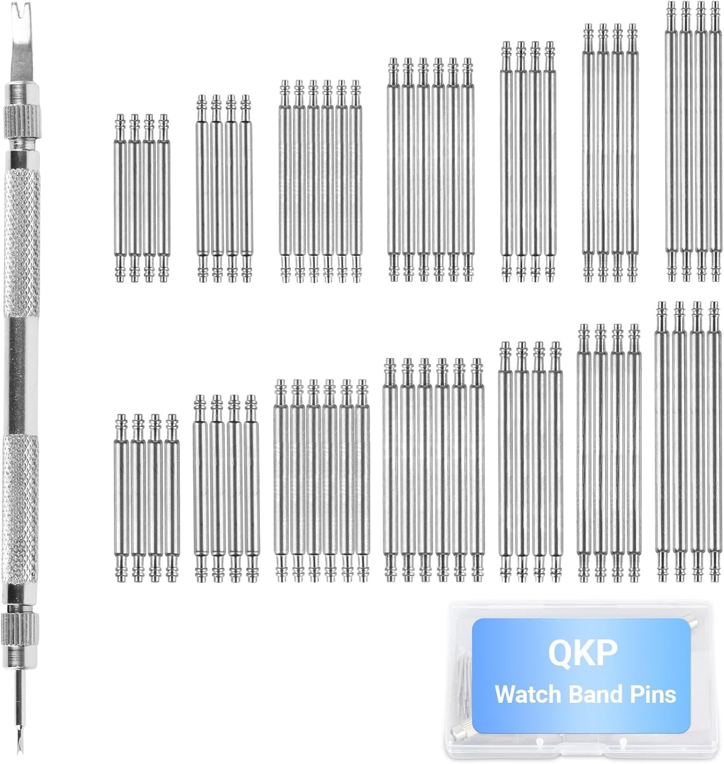 Watch Band Pins, 64Pcs Watch Repair Kit to Replace the Watch Strap, 16mm-28mm…