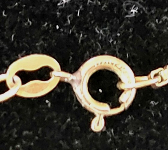 Vintage New Old Stock 14k Yellow Gold Filled Necklace 20″ Box Chain 2.5mm 5gr