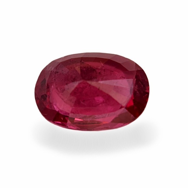 Mahenge Red Spinel 1.41 Ct Oval Cut No Heat Loose Gemstone from Tanzania