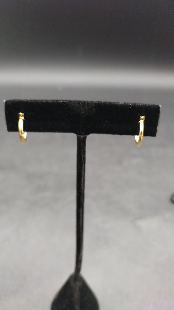 Gold Earrings 10K Yellow Gold 0.5g (ASA067590)