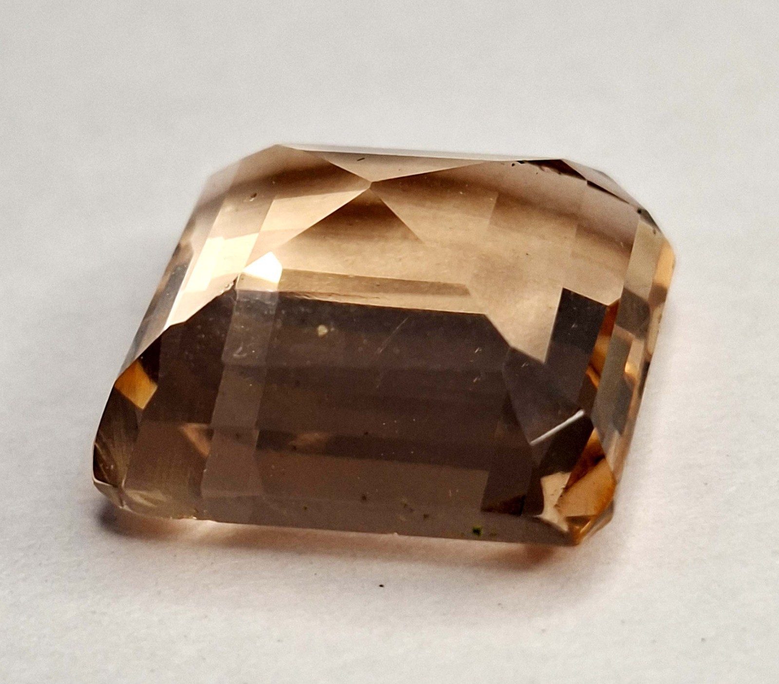 Peach Morganite Square Cut 15-17 Carat Natural Certified Loose Gemstone RK872