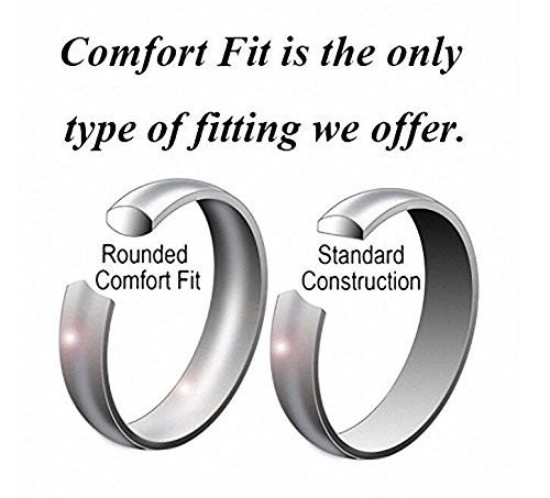 1mm 2mm 3mm 4mm 5mm 6mm 7mm 8mm Tungsten Silver/Yellow Gold/Rose Gold/Black W…