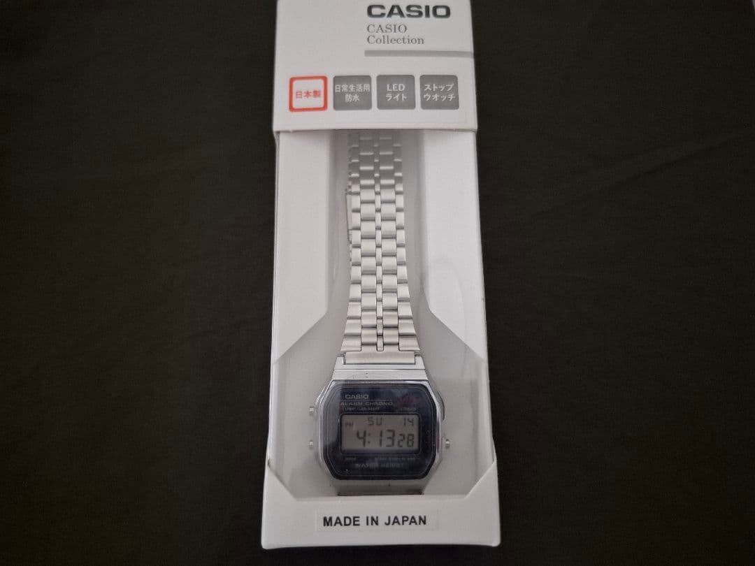 CASIO A159WA-N1JH, Made in Japan, Unused