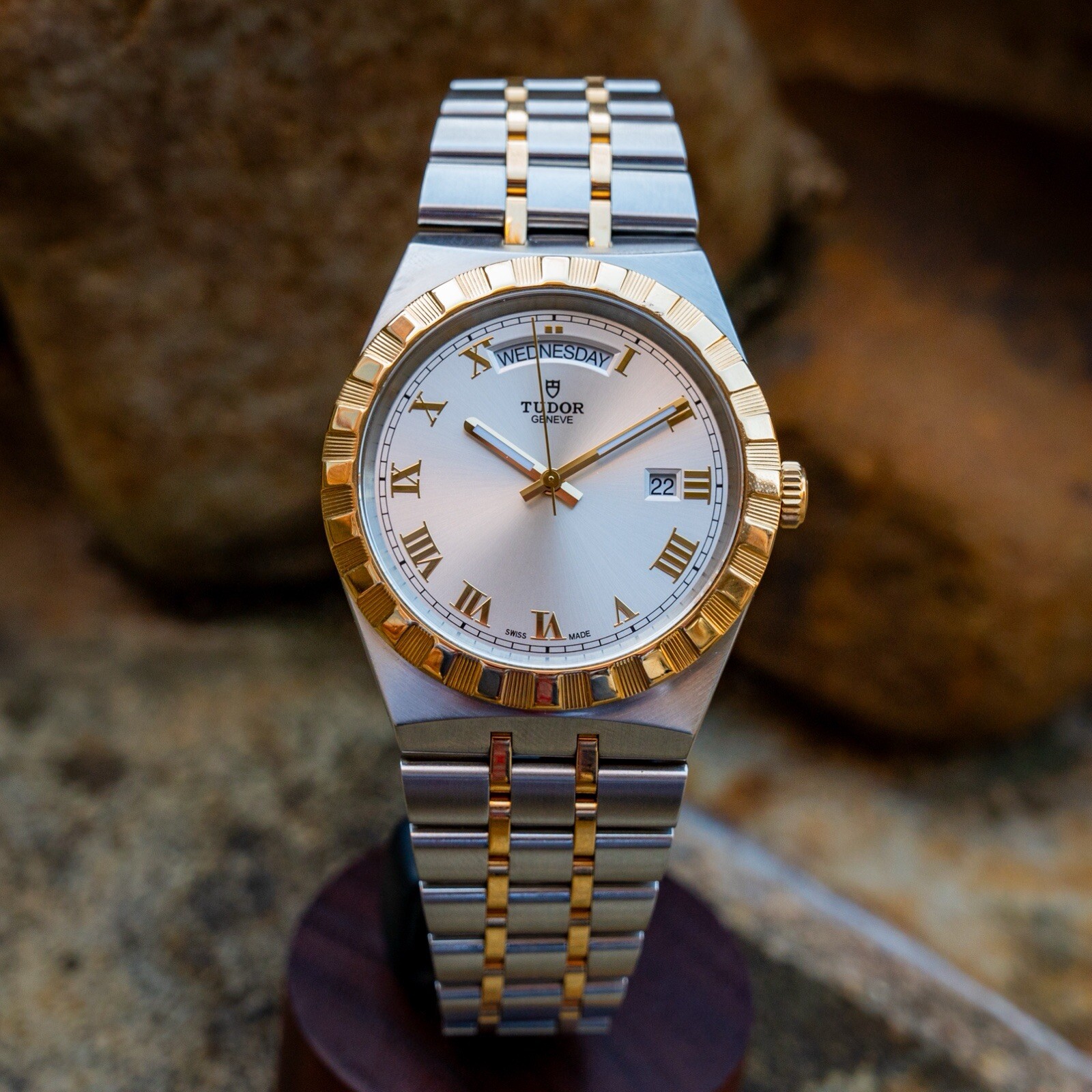Tudor Royal Silver Dial Two Tone Steel & 18k Gold M28603 W Warranty