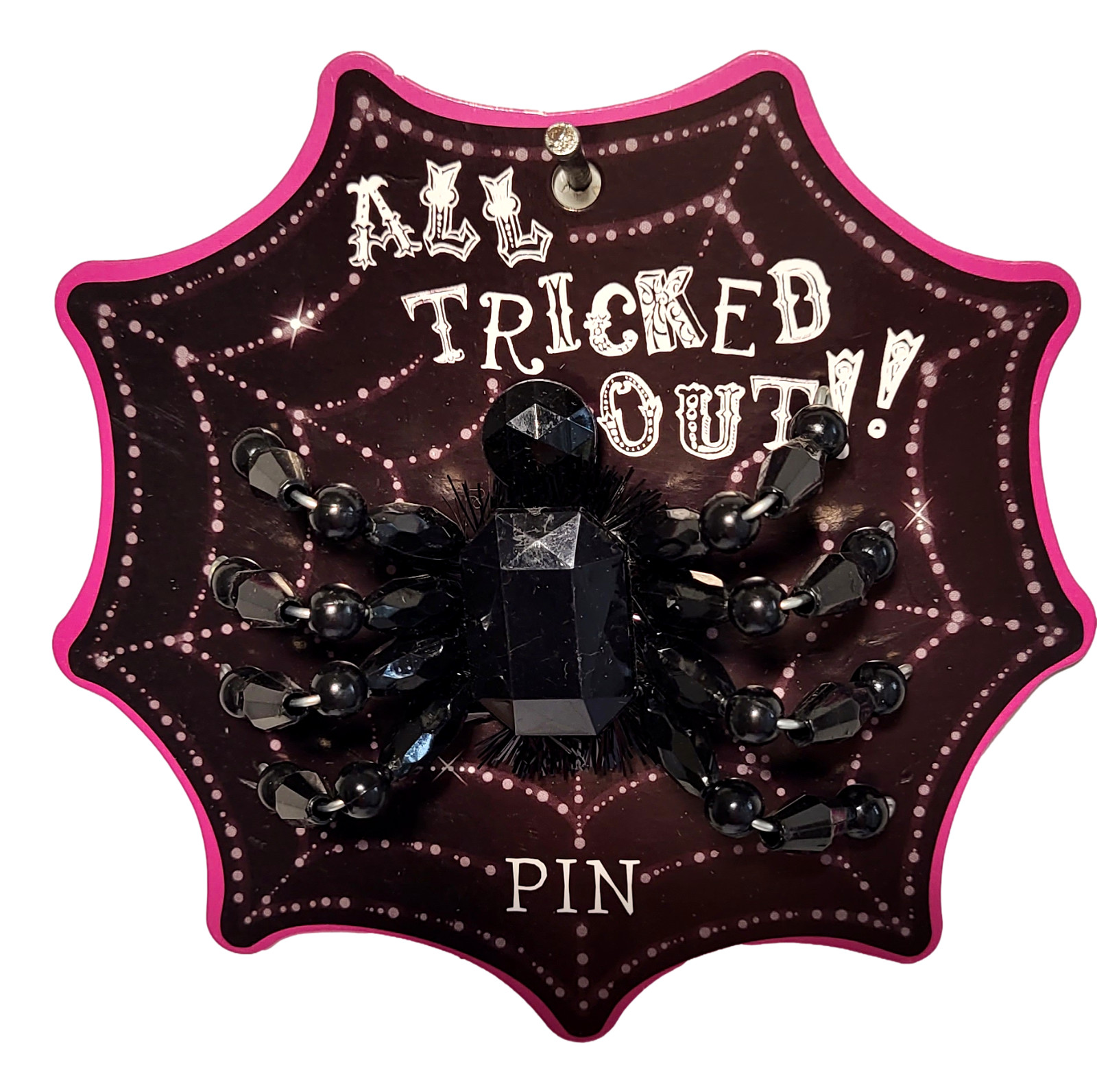 Spider Brooch Lapel Pins Emo Goth Fashion Jewelry Halloween Costume Party Favors