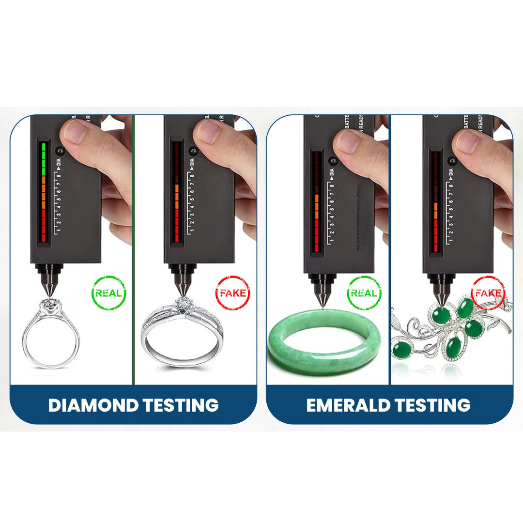 Gold Silver Jewelry Test Kit 10K 14K 18K 24K Digital Scale Diamond Tester Acid