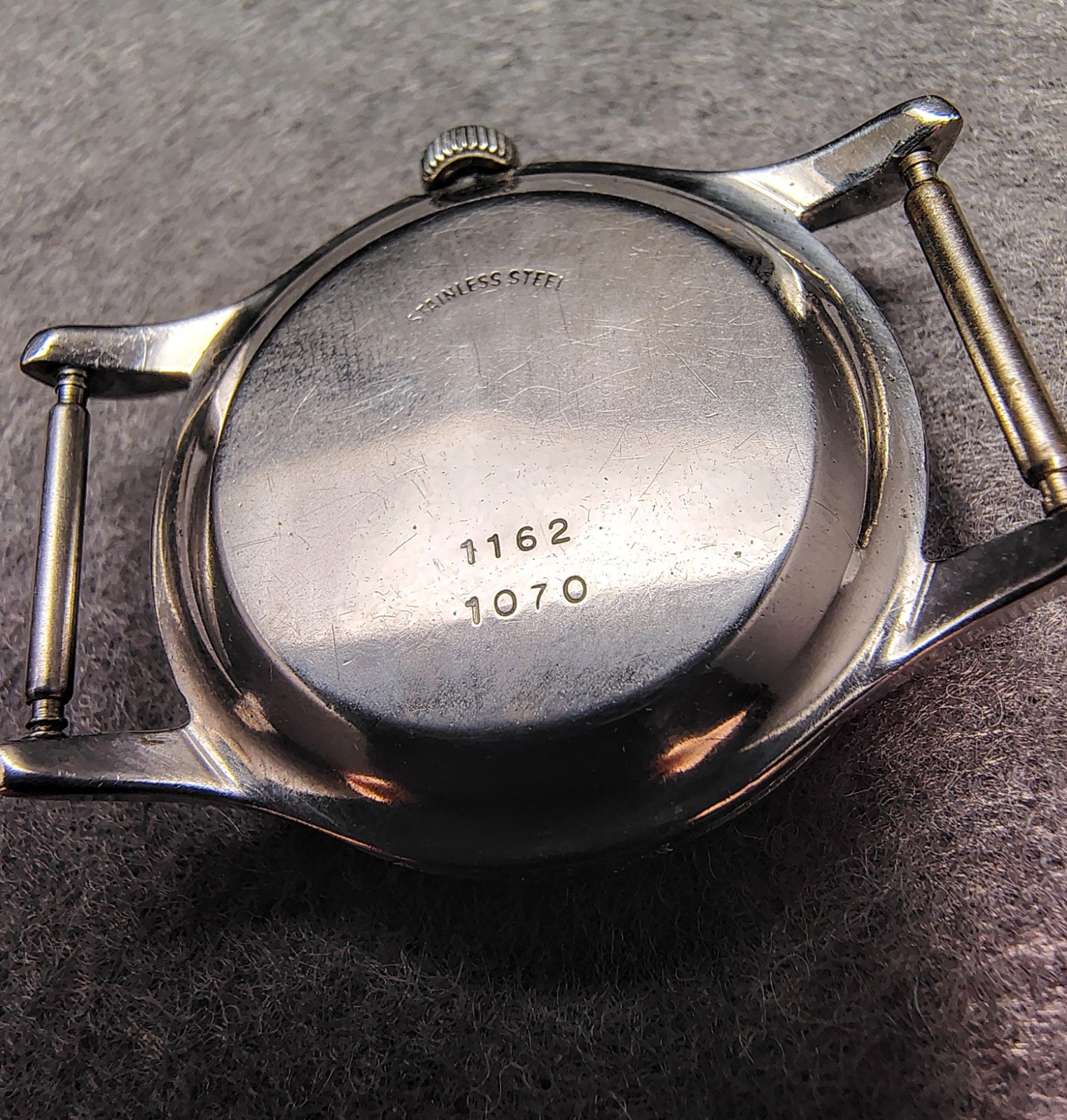 1950s Wyler Incaflex Navigator ETA 1070 Swiss Watch Runs Great Original Crown