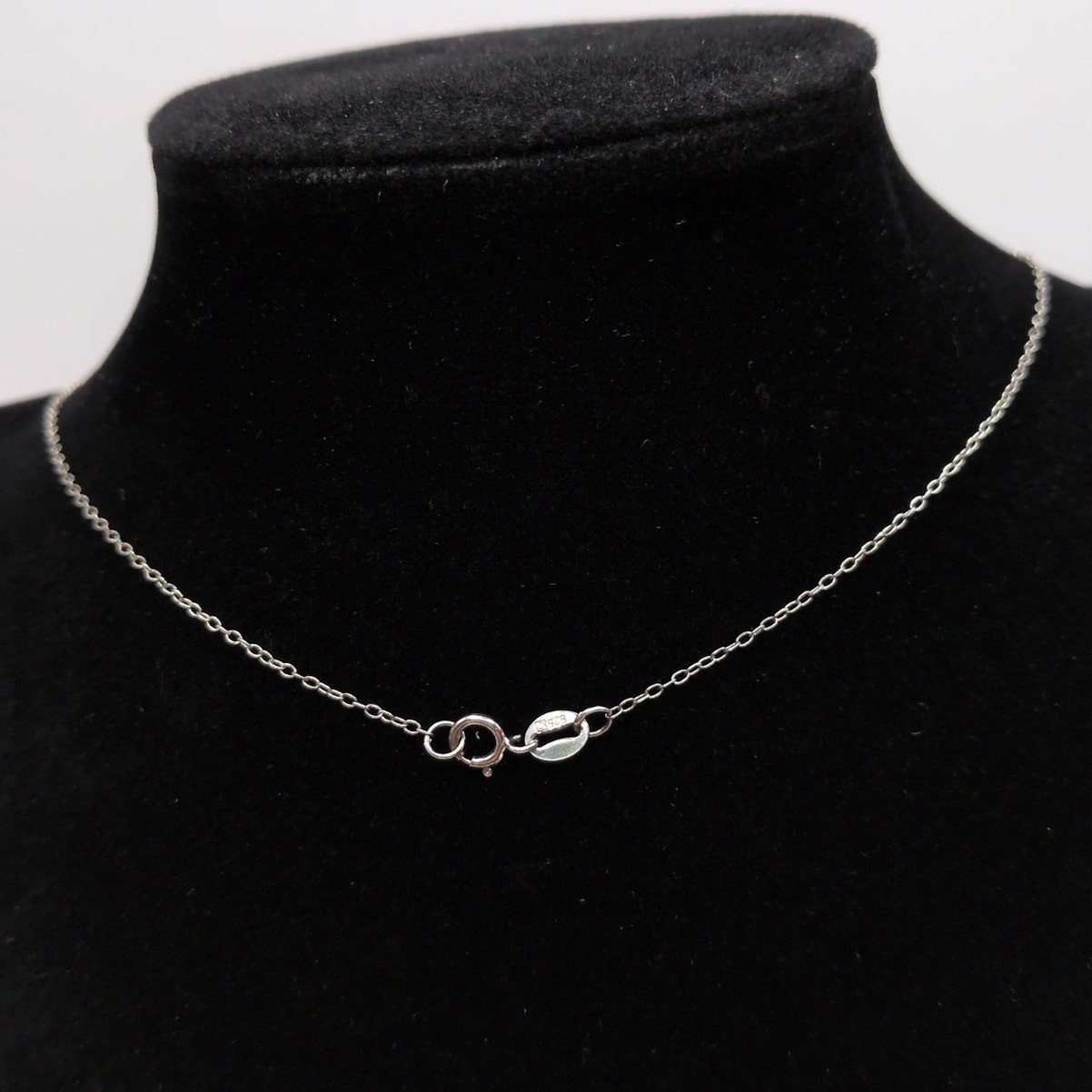 Sterling Silver 925 Thin Minimalist Cable Chain Necklace 18.5in 1mm 0.84g