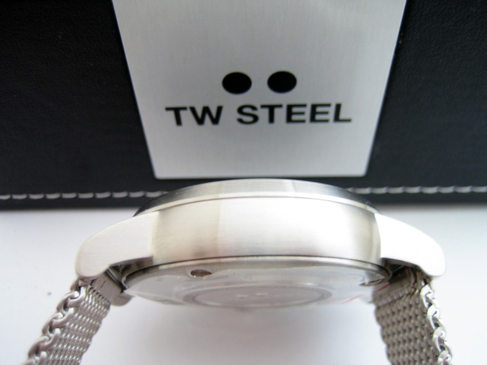 TW STEEL WATCH MENS MAVERICK MB11 STAINLESS STEEL MILANESE MESH QUARTZ GENUINE