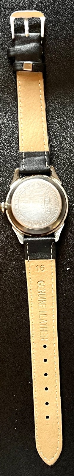 Vintage 1950s Benrus 3 Star Tropical Caramel Dial Selfwinding Stainless Steel