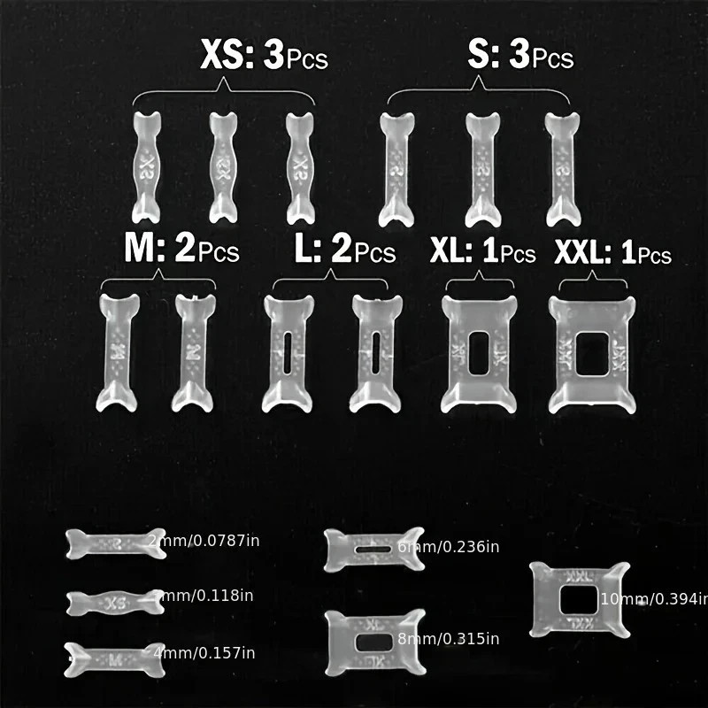 12PCS Ring Size Adjuster Set Invisible Ring Tightener for Loose Rings