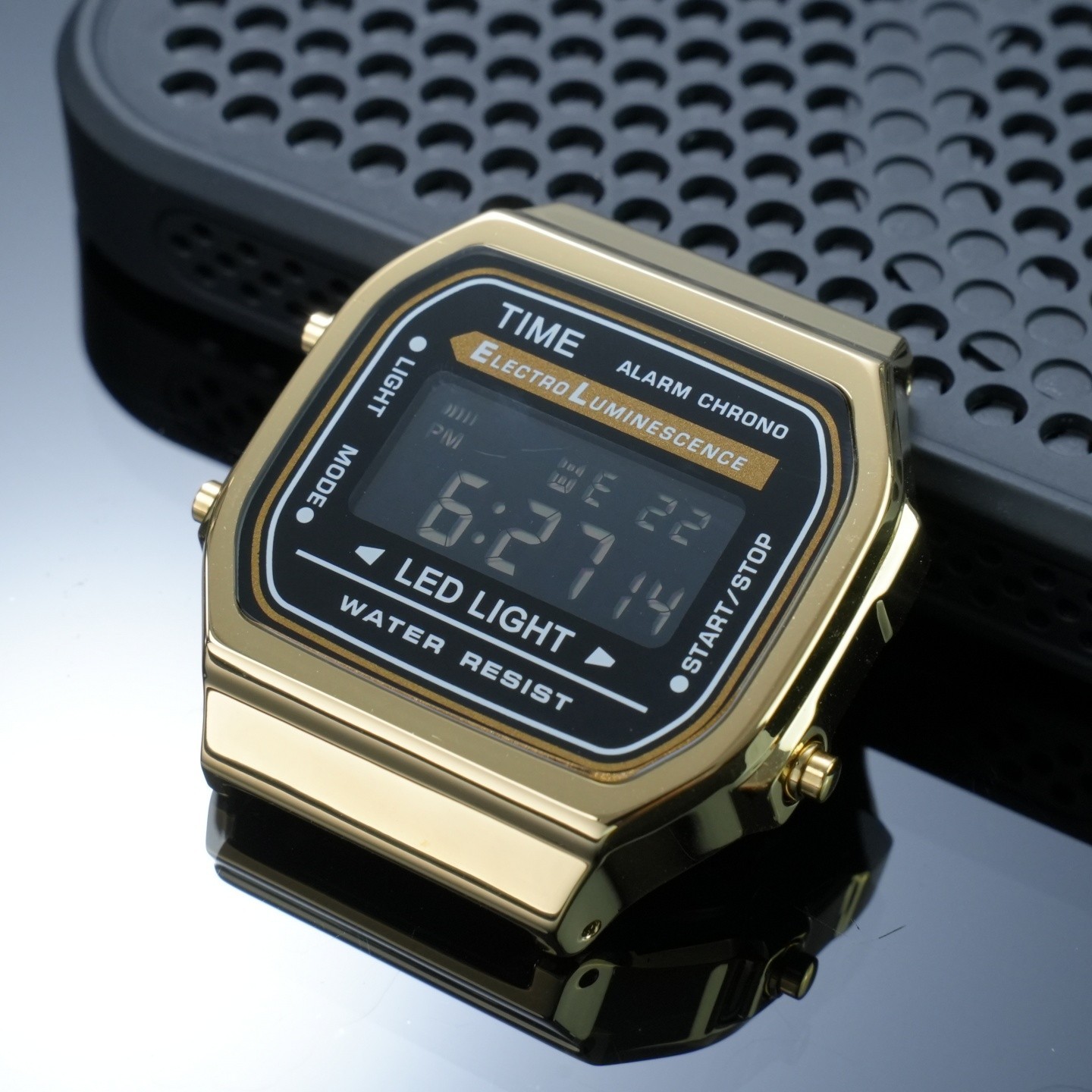For Casio A-168WA Stainless Steel Watch Case Modified A168 Watchband Metal Case