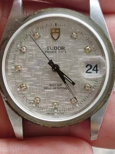 Tudor 74033 Stainless Steel 2824-2 Automatic Movement Watch Working