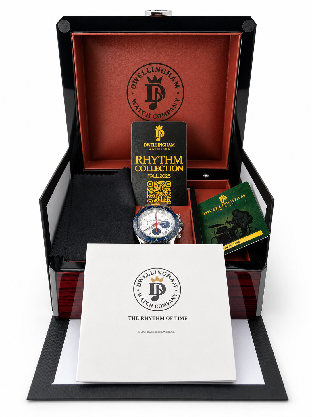 Dwellingham Cotton Club Green Sunburst 904L Automatic 28,800 vph • Box & Papers